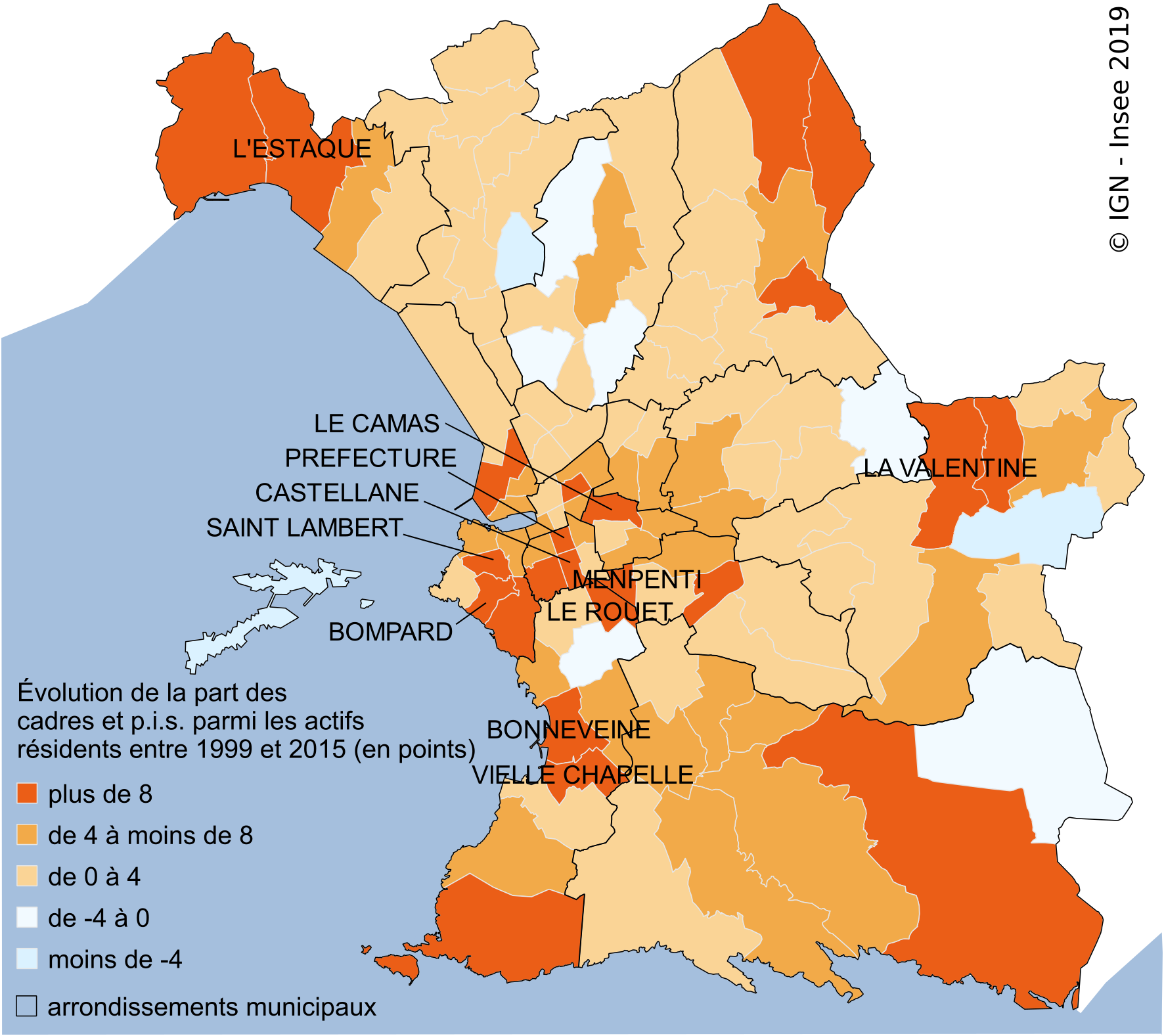 Population clearance of marseille